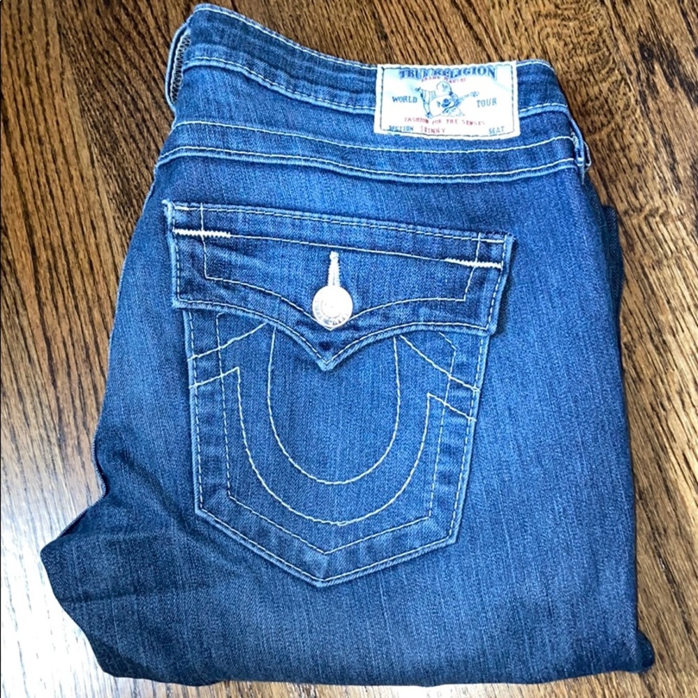 True religion blue jeans